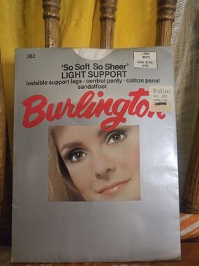 ULTRA RARE VINTAGE DEADSTOCK Burlington Pantyhose